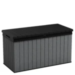 Shtine Garden 570L Composite Outdoor Storage Box, Grey