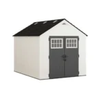 Shtine Garden 8 x 10 ft Resin Storage Shed with Floor and Gable Roof